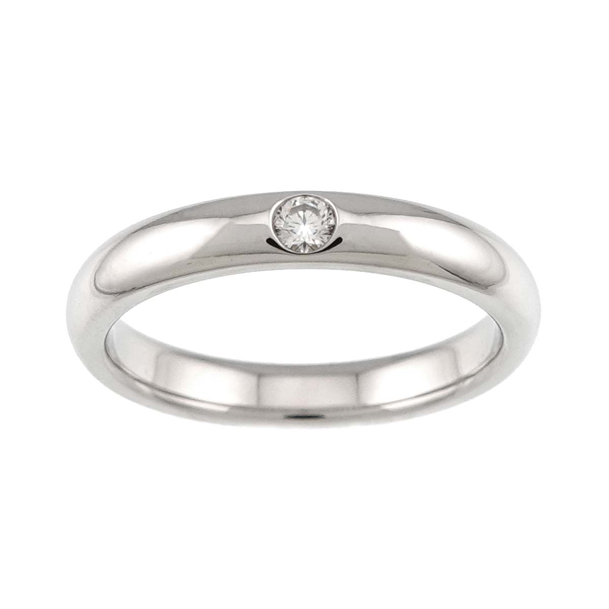 Diamond Ring Pt Platinum size4.5(US)