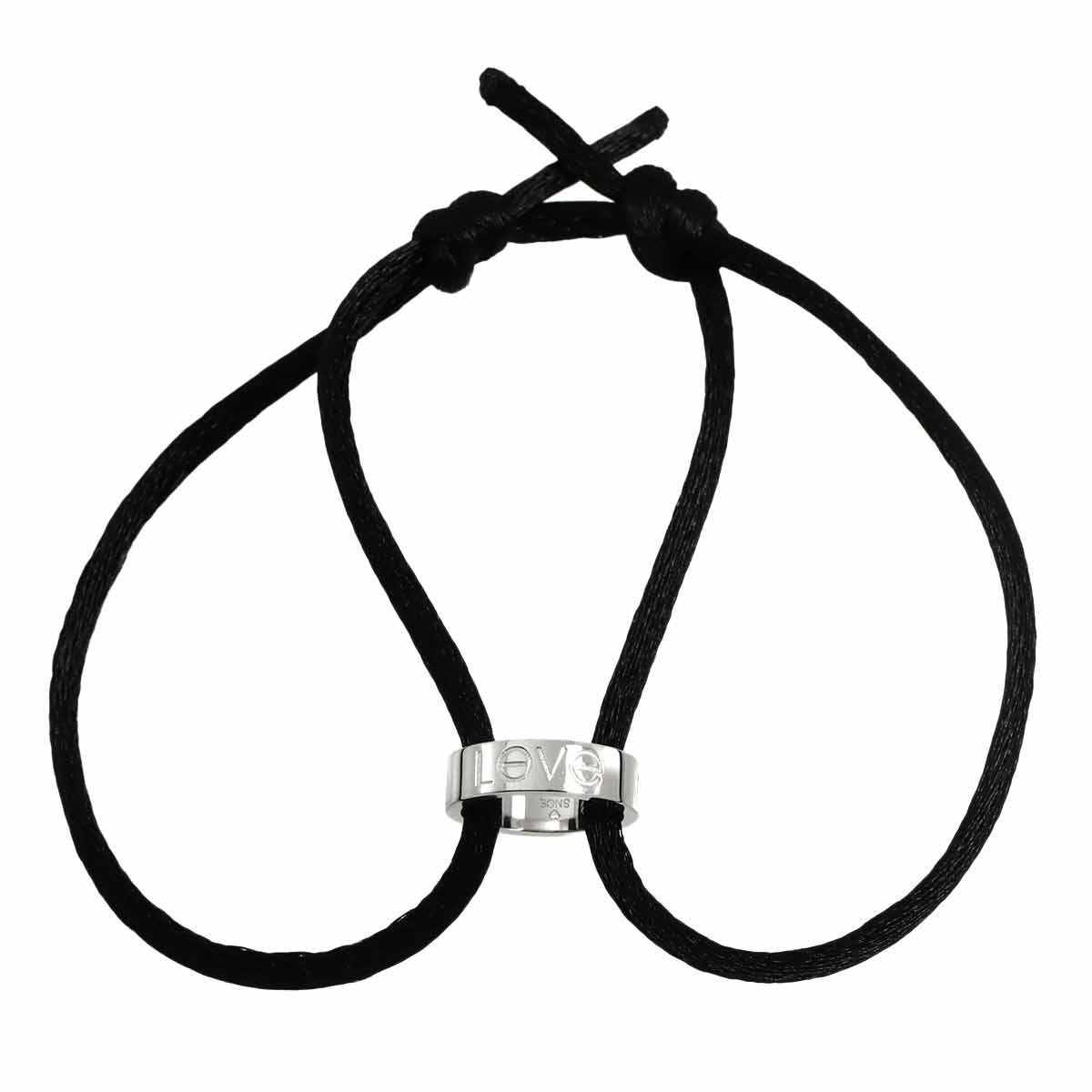 Love Charity Bracelet 18K White Gold 750
