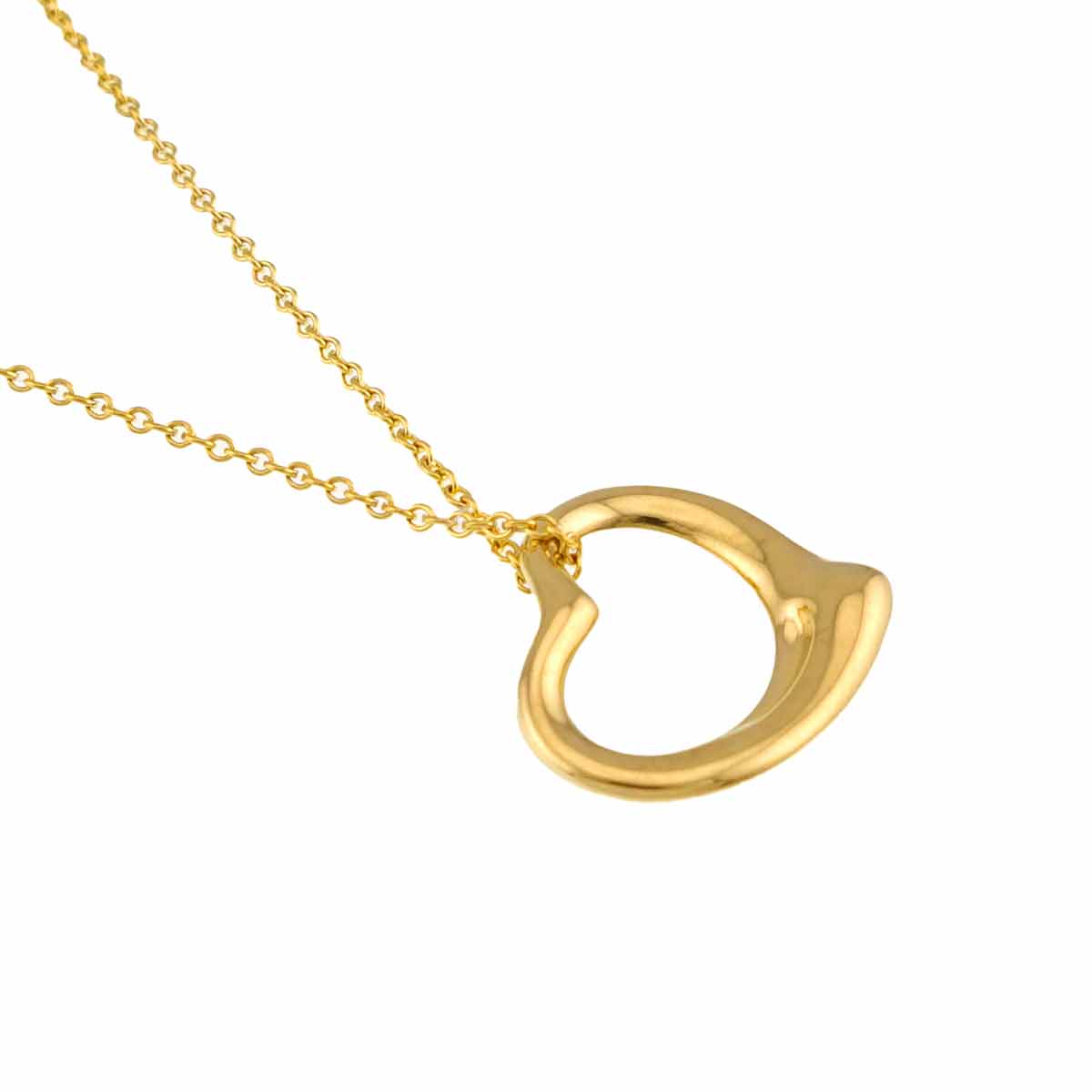 Open Heart Necklace 18K Yellow Gold 750