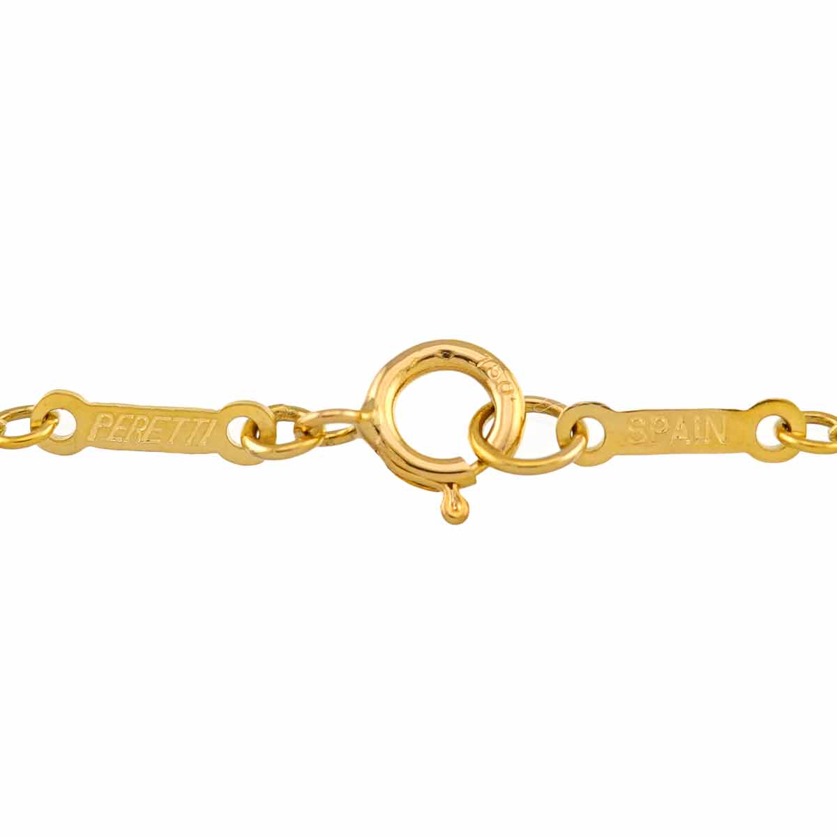 Open Heart Necklace 18K Yellow Gold 750