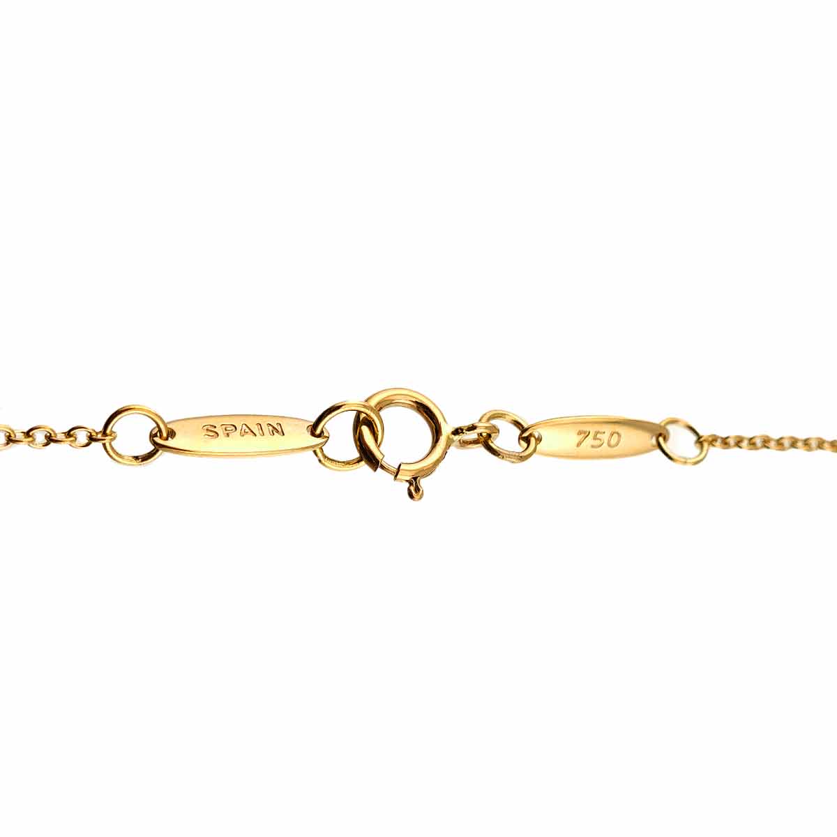 Open Heart Necklace 18K Yellow Gold 750