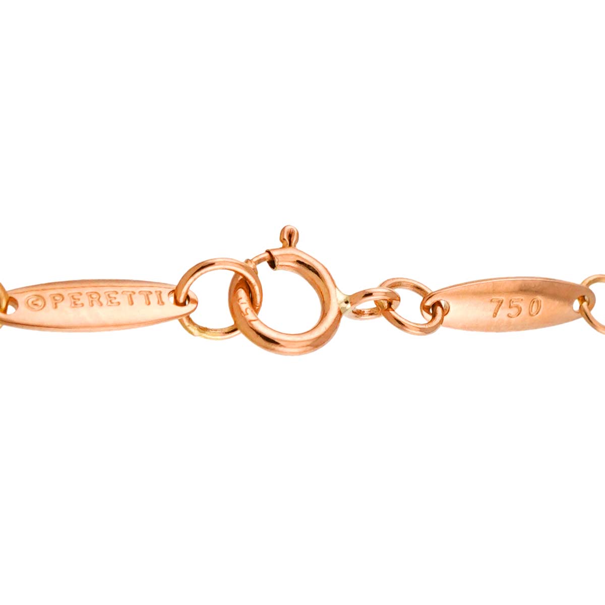 Open Heart Necklace 18K Pink Gold 750
