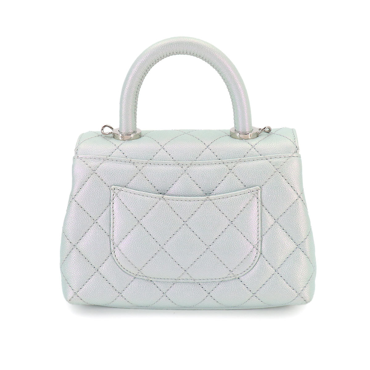 Matelasse Hand Shoulder Bag Leather Coco Handle XXS AS2215 Purse