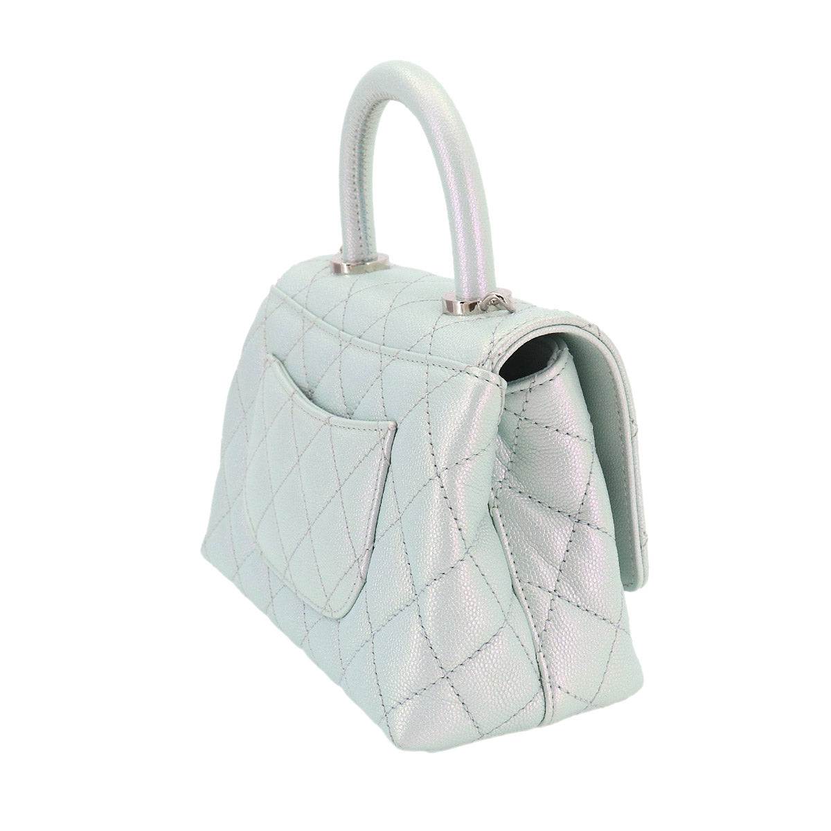 Matelasse Hand Shoulder Bag Leather Coco Handle XXS AS2215 Purse