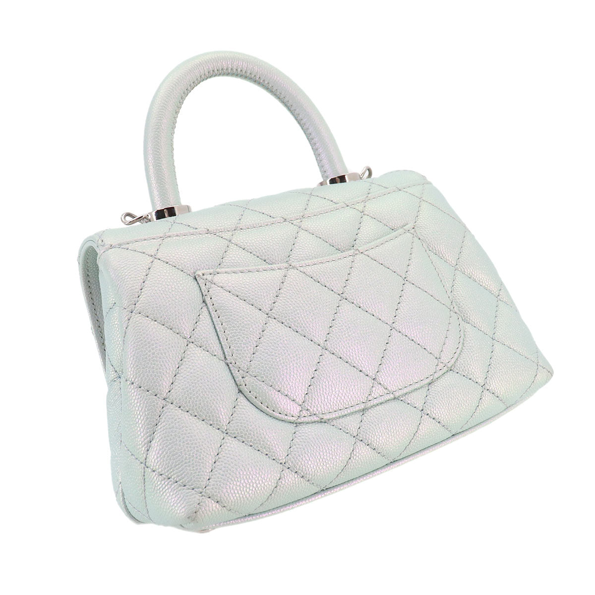 Matelasse Hand Shoulder Bag Leather Coco Handle XXS AS2215 Purse