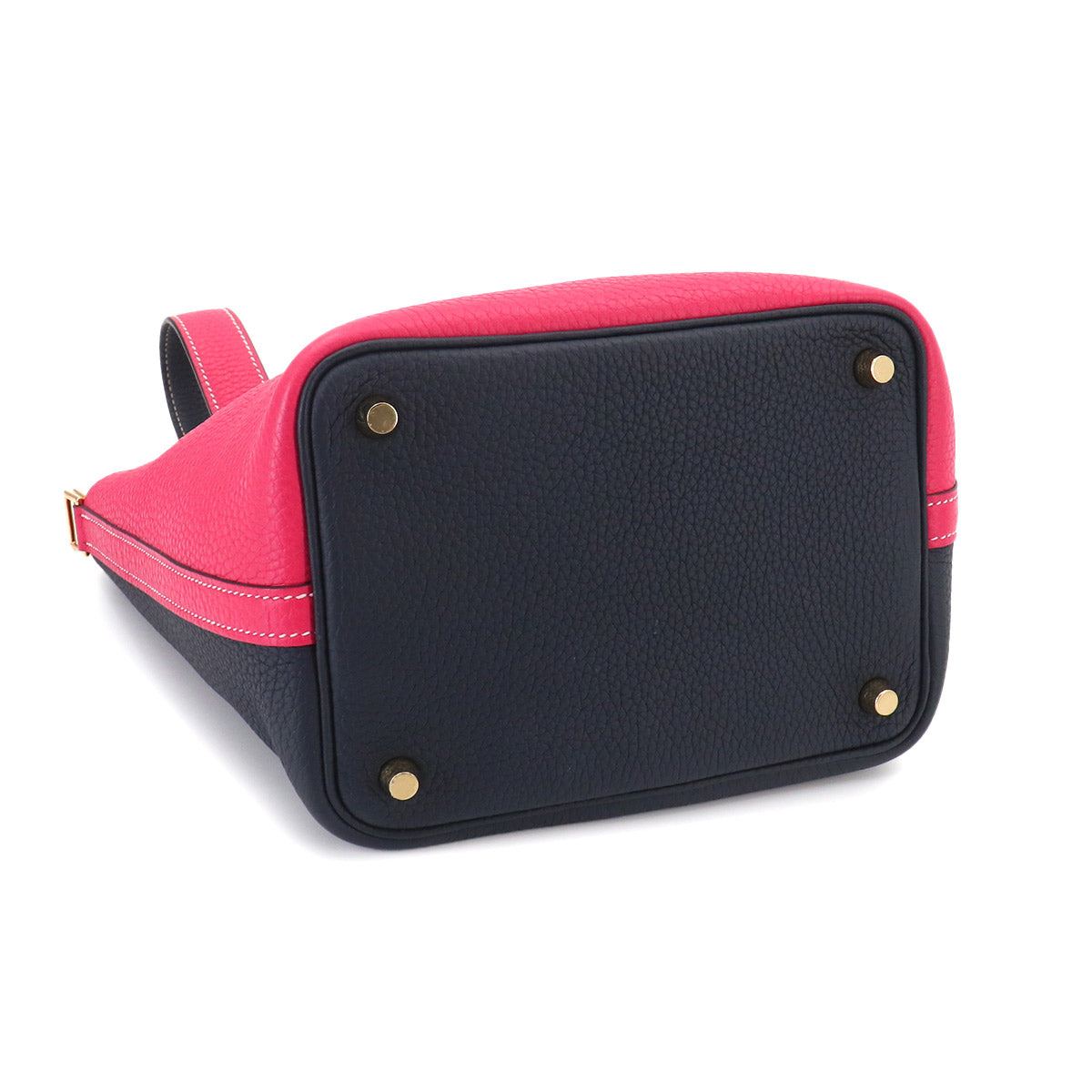 Picotin Lock Casaque PM Hand Bag Taurillon Clemence Rose Extreme