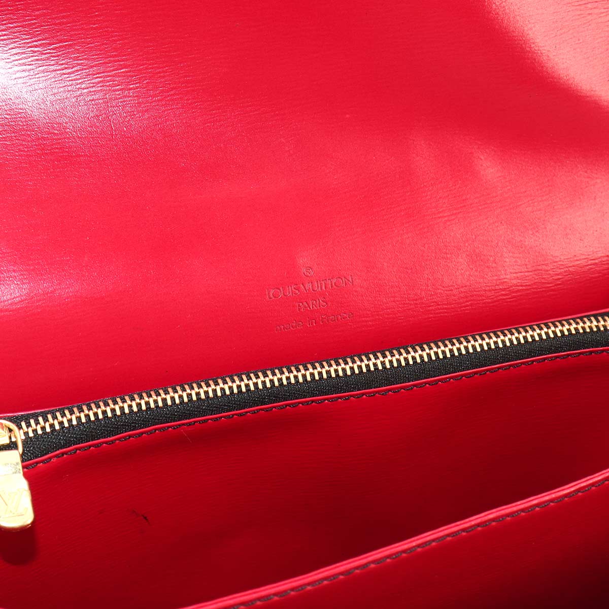 Epi Leather Friedland Shoulder Bag Black Red M52417