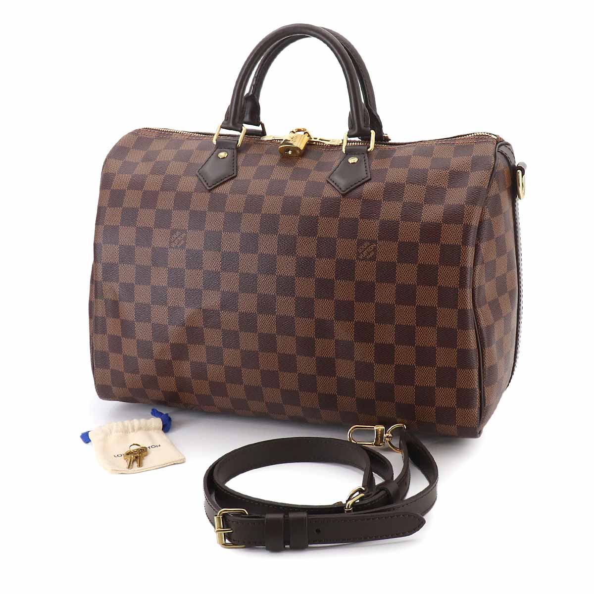 Damier Speedy Bandouliere 35 Hand Shoulder Bag N41366