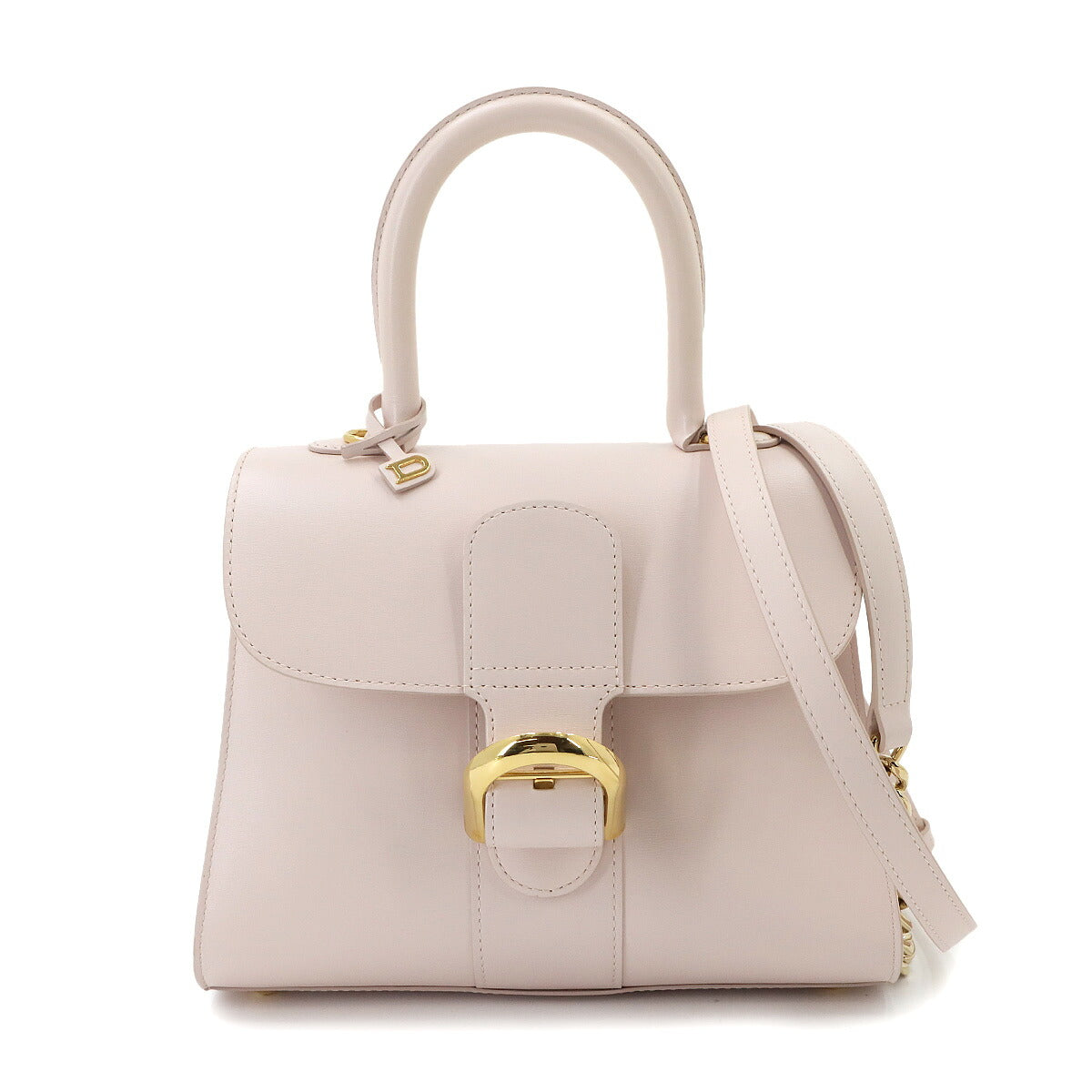 Brillant PMi Hand Shoulder Bag Leather Light Pink Purse
