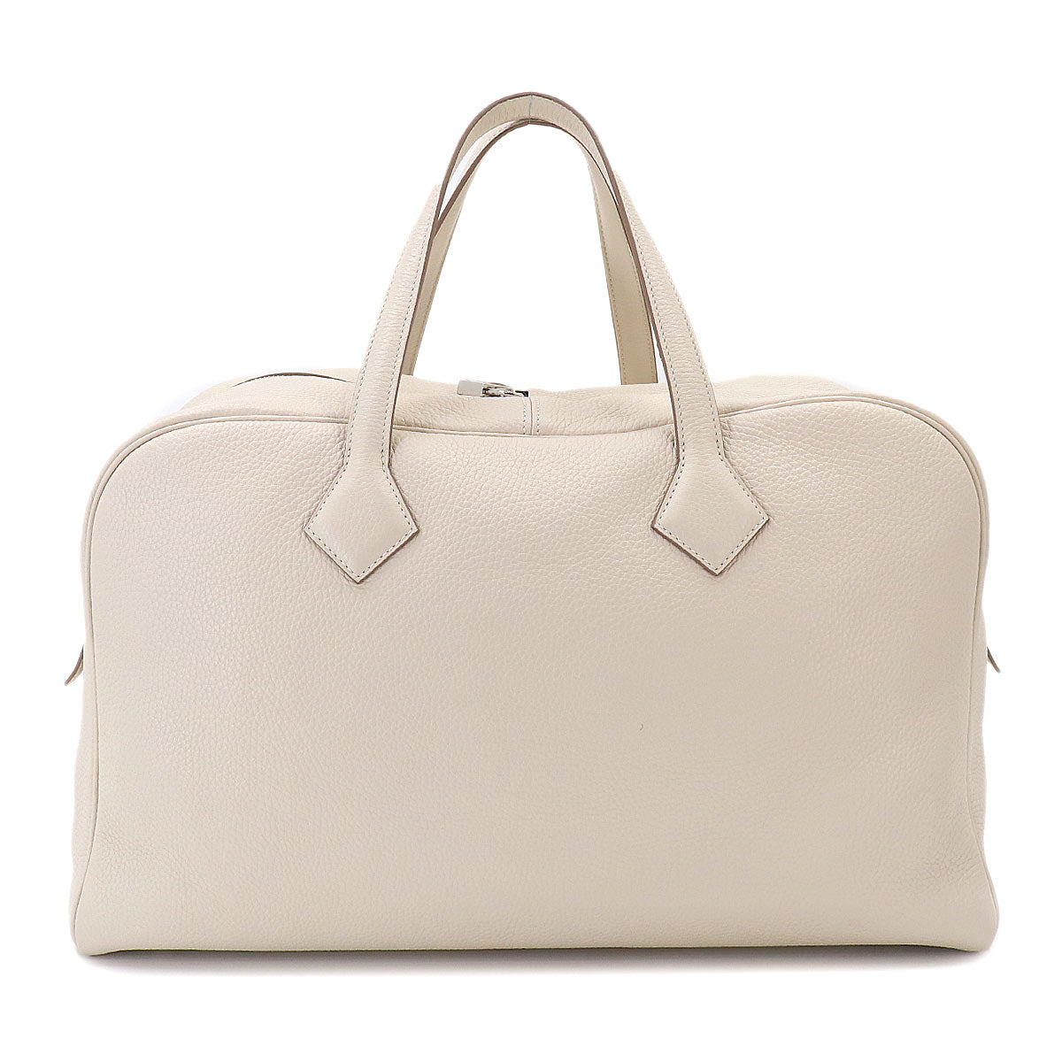 Victoria 43 Hand Bag Taurillon Clemence Craie