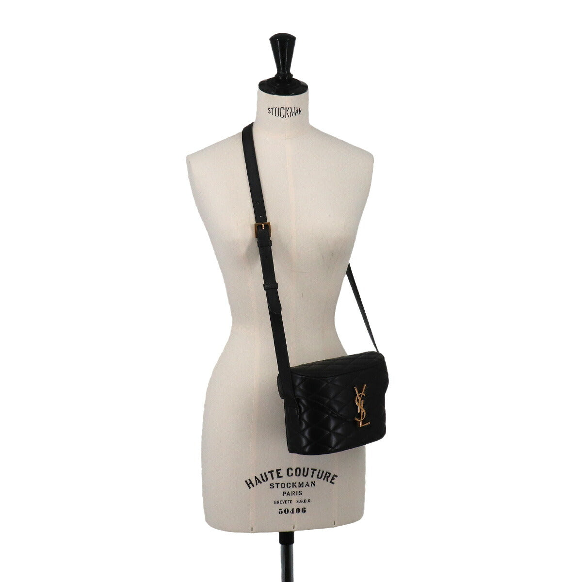 June Box Shoulder Bag Leather Black 710080 Purse