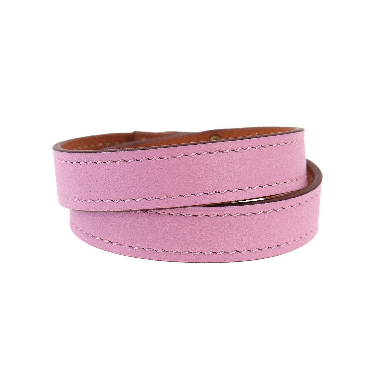 Kelly Double Tour Bracelet Swift Mauve sylvestre T2 Accessory
