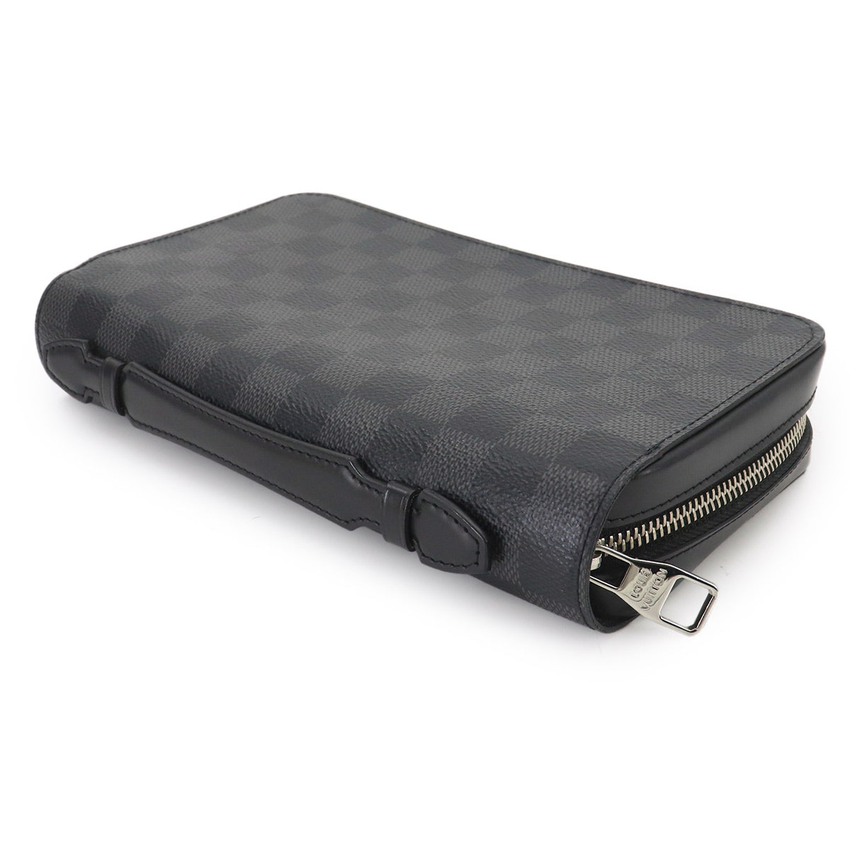 Damier Graphite Zippy XL Long Wallet Black Gray N41503