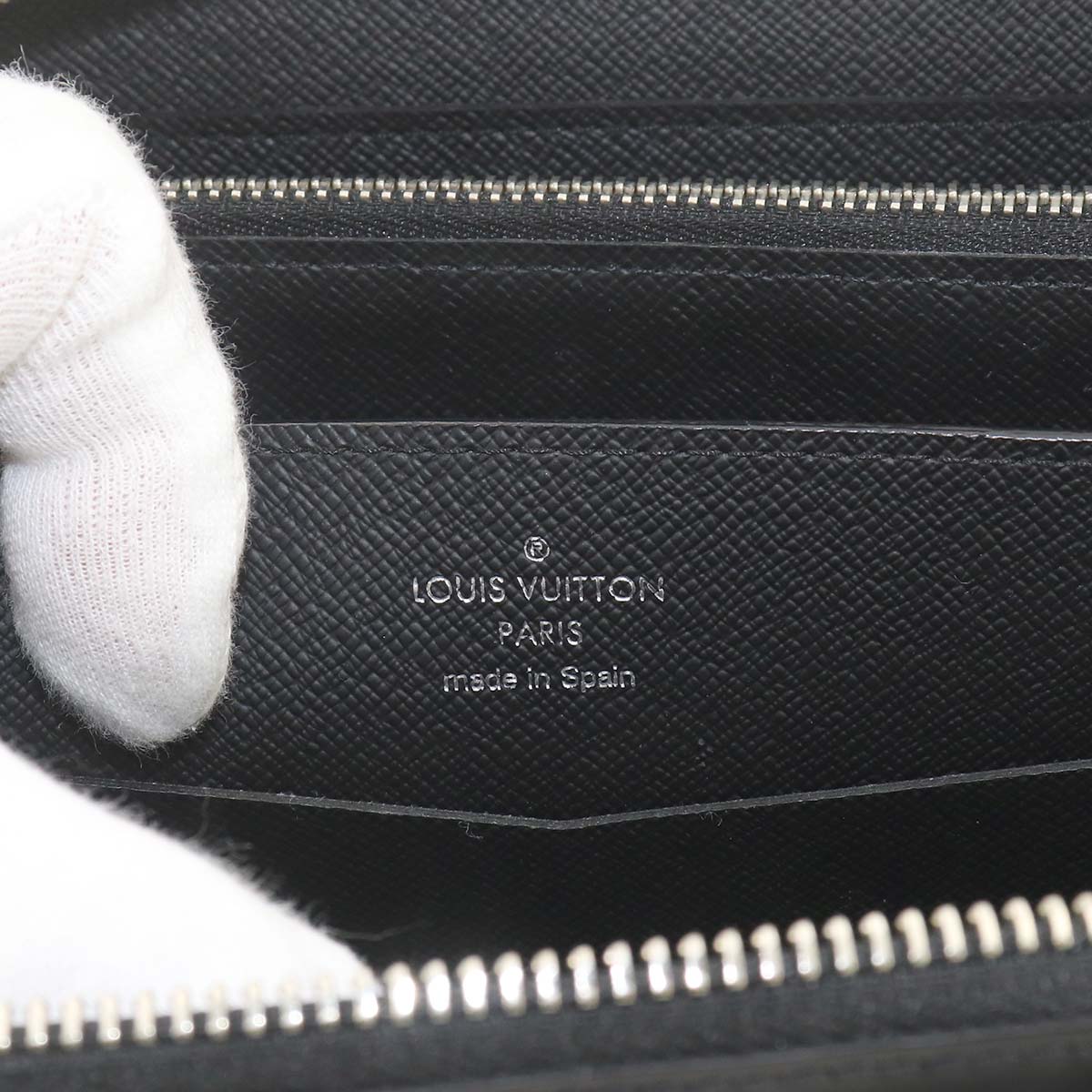 Damier Graphite Zippy XL Long Wallet Black Gray N41503