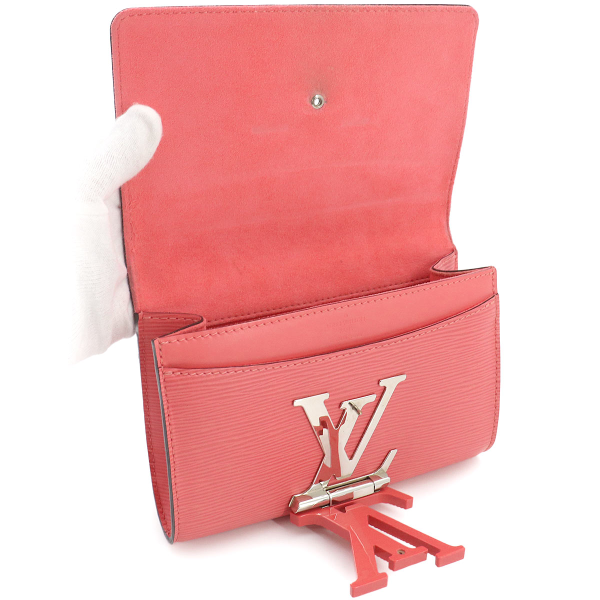 Epi Pochette Louise PM 2way Shoulder Clutch Bag M41105