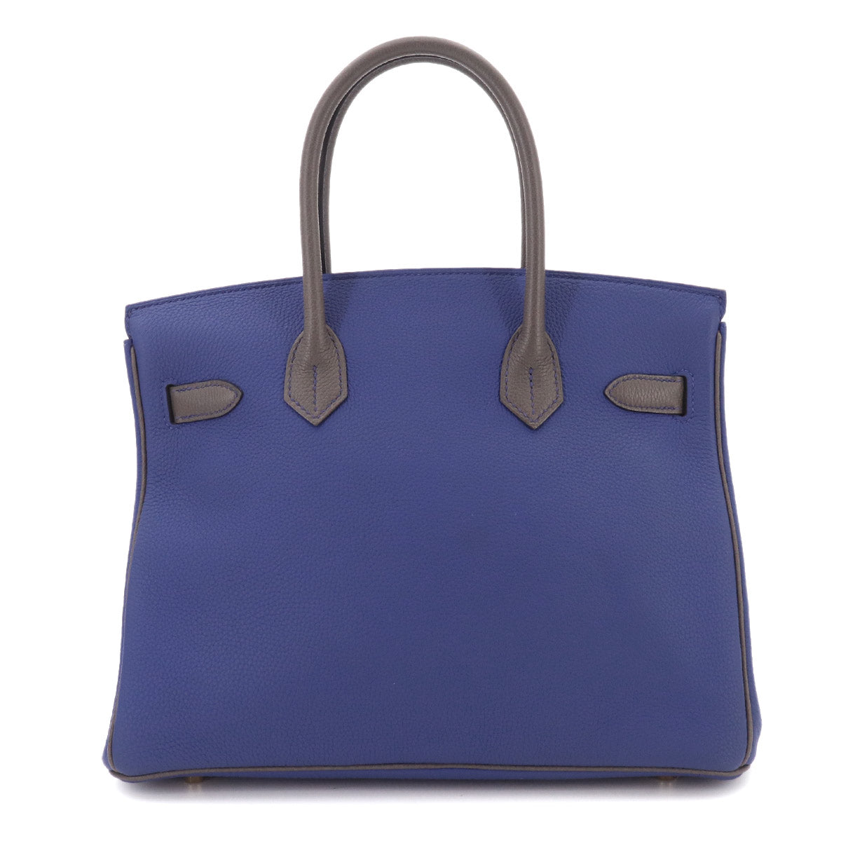 Birkin 30 Hand Bag Togo Blue Electrique Etain Bicocor