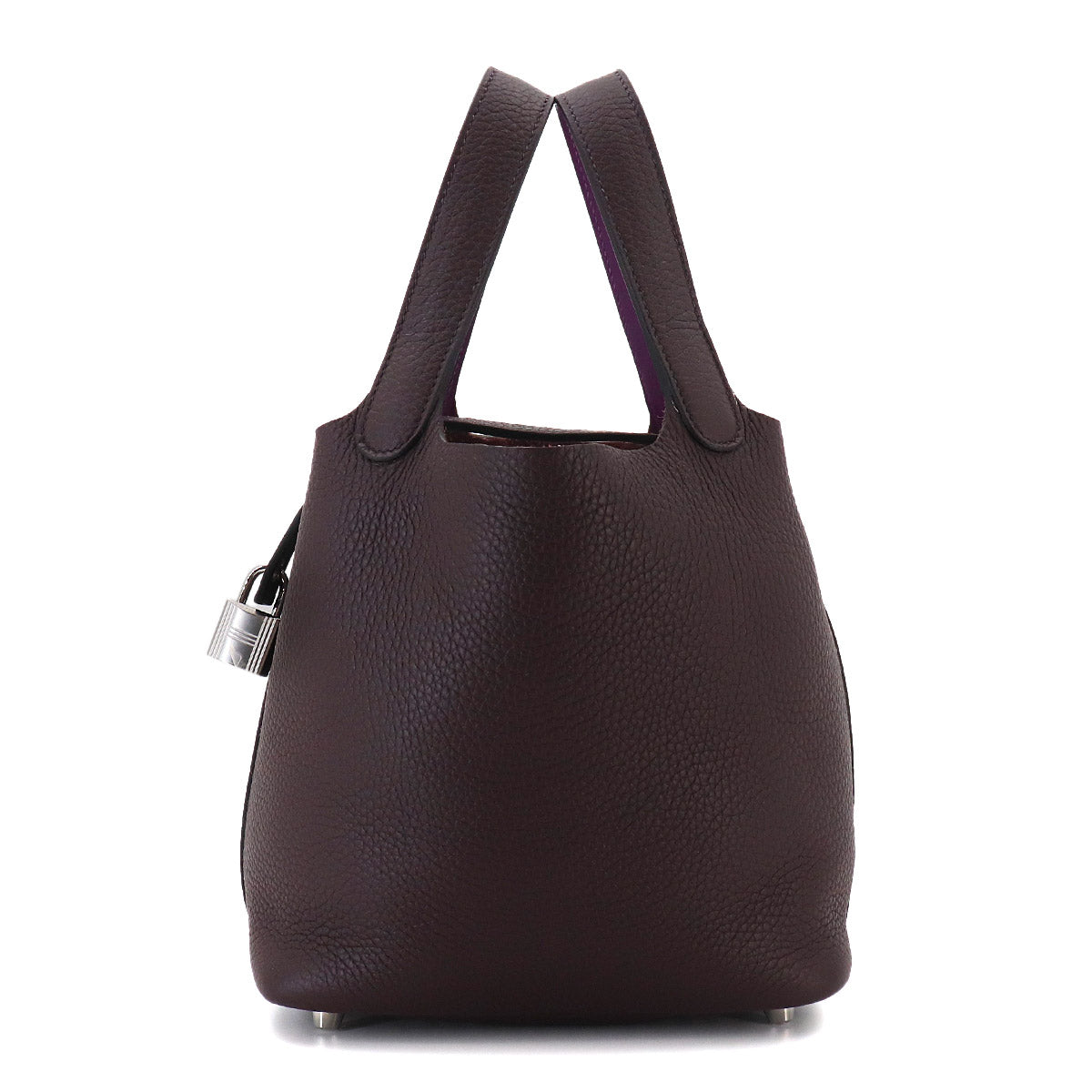 Picotin Lock Eclat PM Hand Bag Traurillon Clemence Rouge Sellier