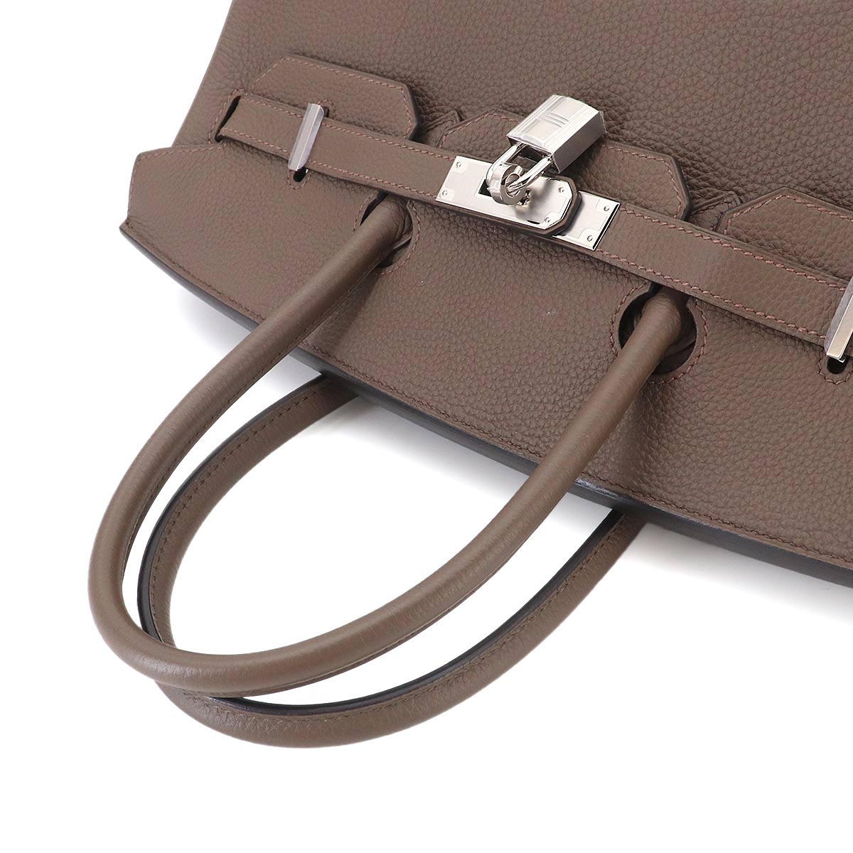 Birkin 35 Veau Togo Toupe Brown Hand Bag Purse