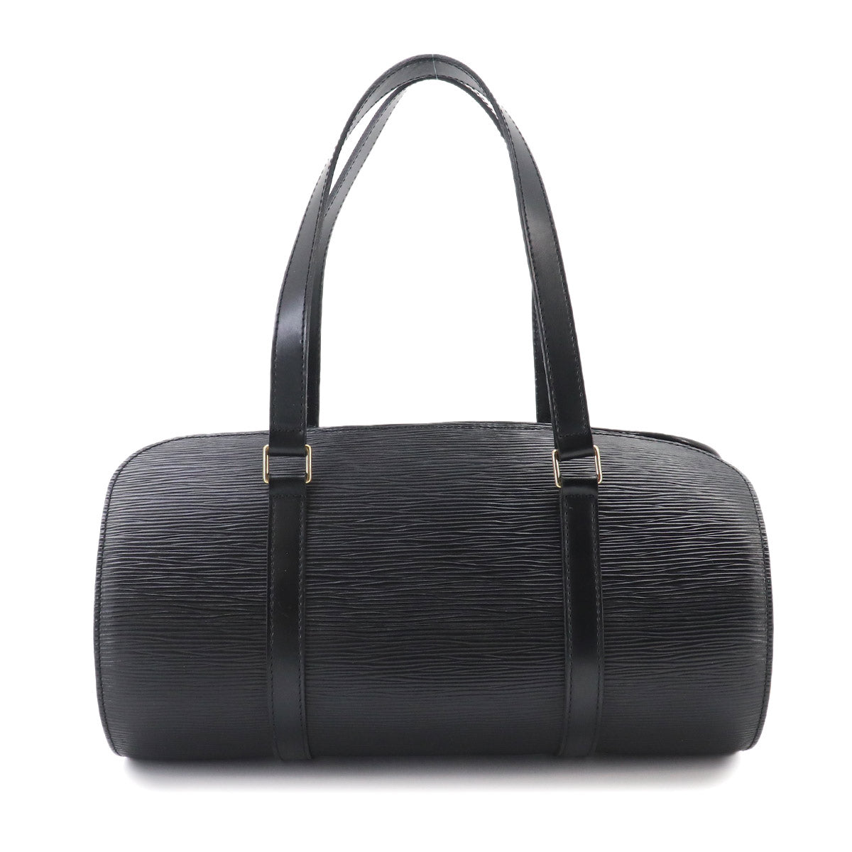 Epi Soufflot Hand Bag Leather Noir M52222 Purse