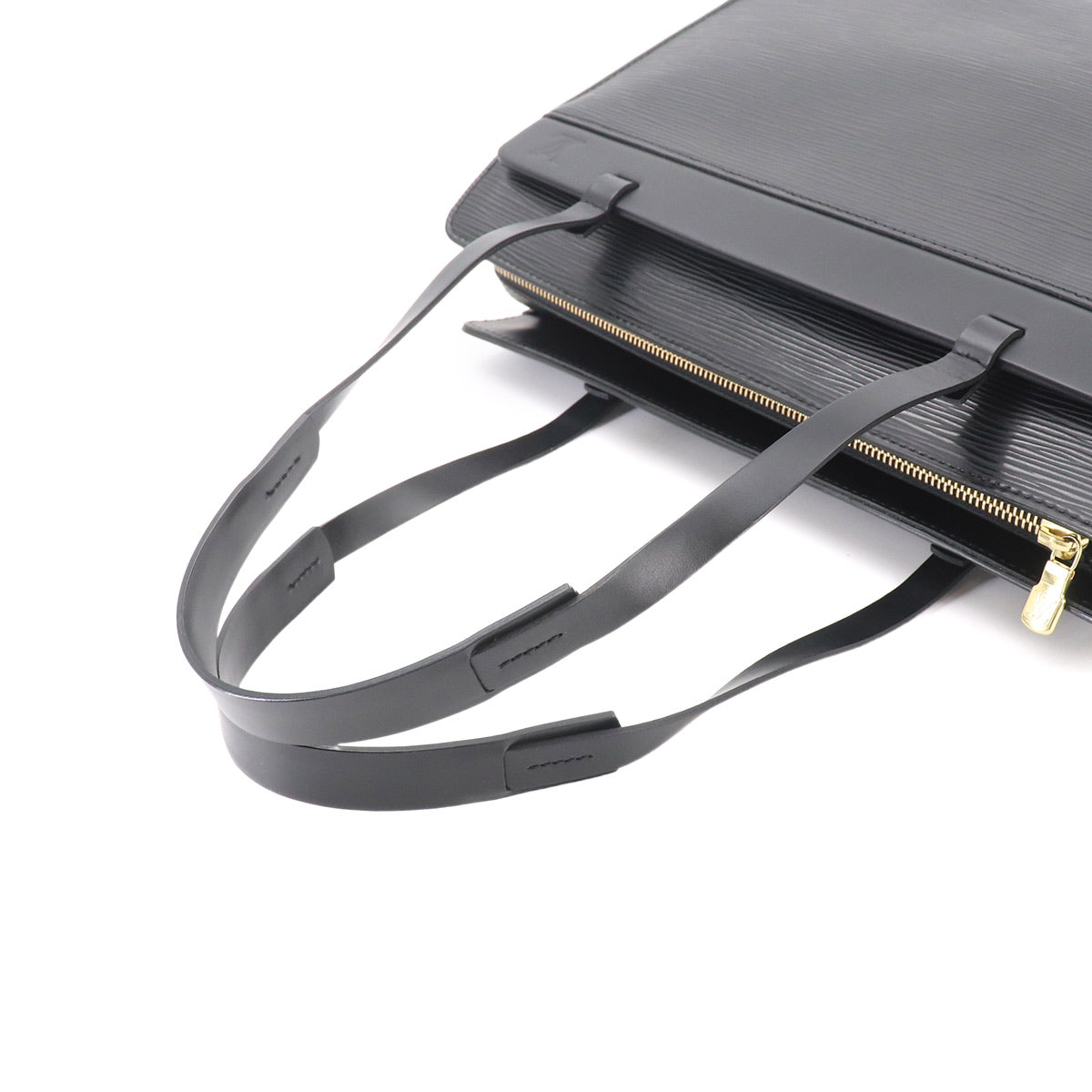Epi Croisette PM Tote Bag Leather Noir M52492 Purse