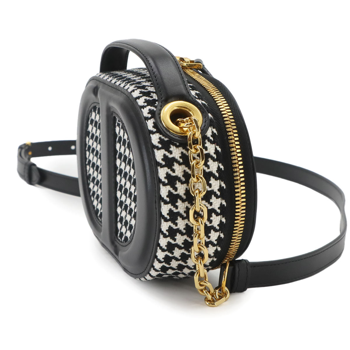 CD Signature Oblique Oval Camera Shoulder Bag Canvas