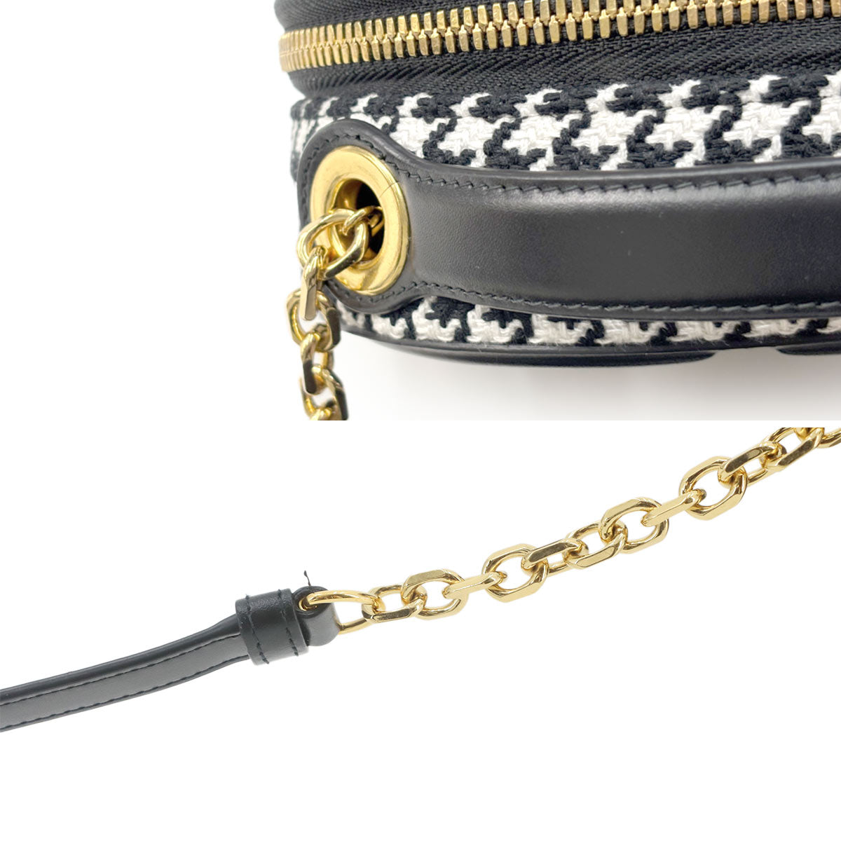 CD Signature Oblique Oval Camera Shoulder Bag Canvas