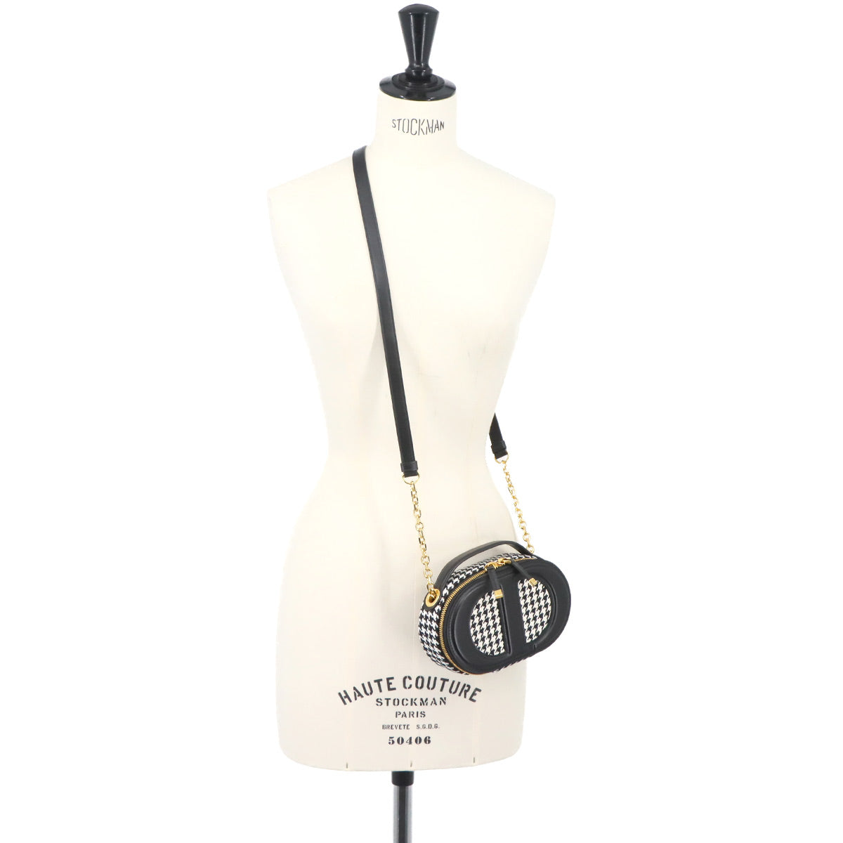 CD Signature Oblique Oval Camera Shoulder Bag Canvas
