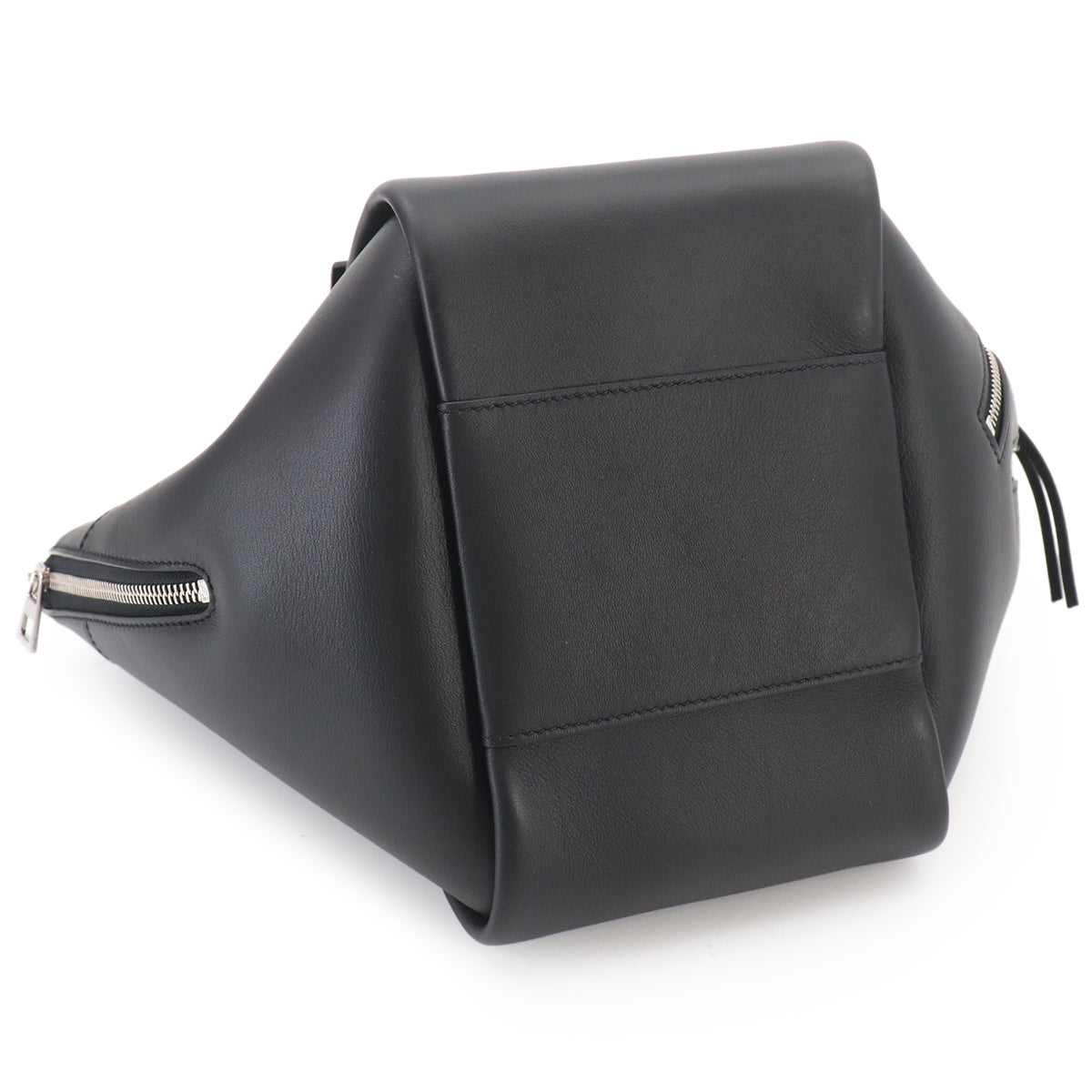 Hammock Flip Hand Shoulder Bag Leather Black A538HHBX07