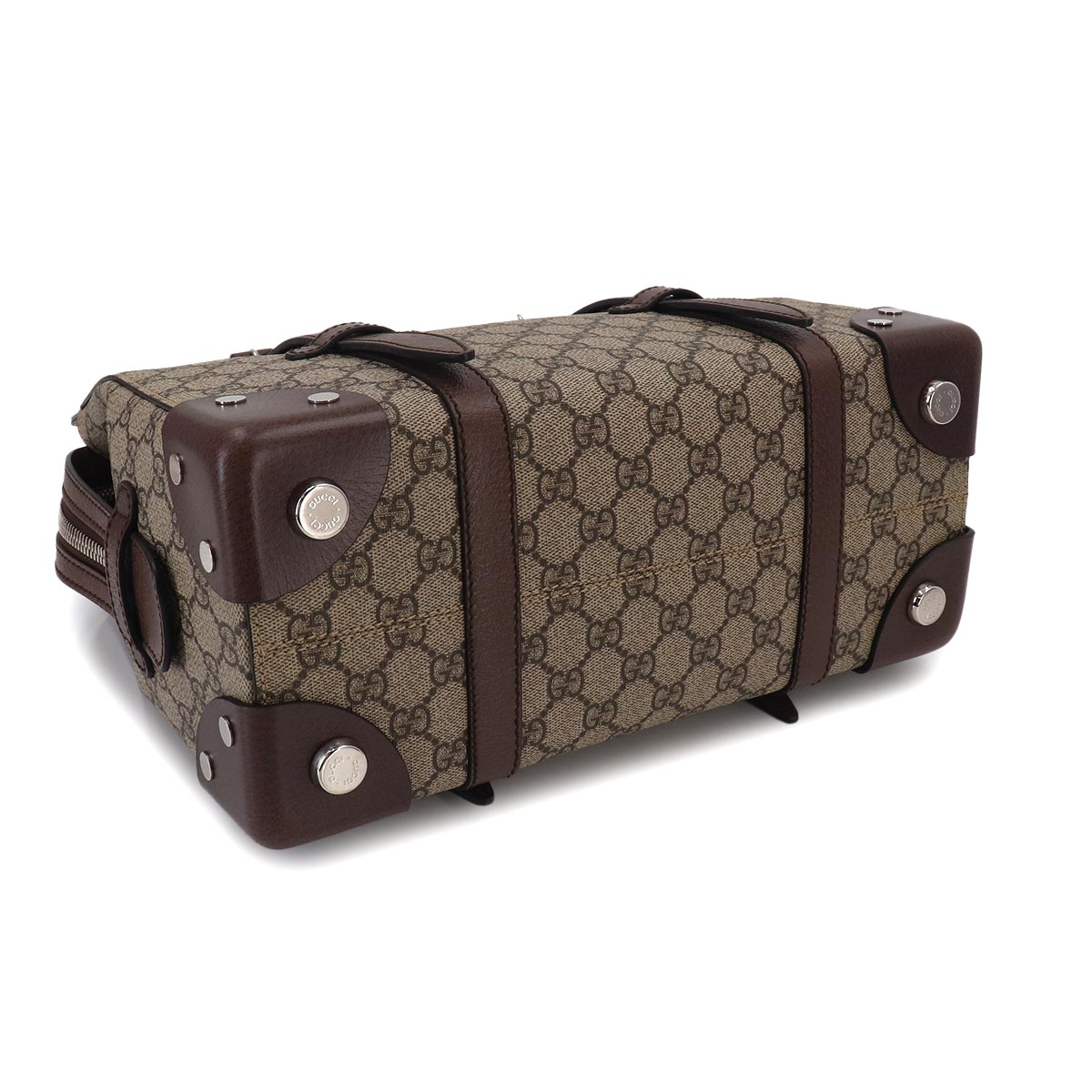 GG Supreme Tote Bag Beige Brown Leather 643814 Purse