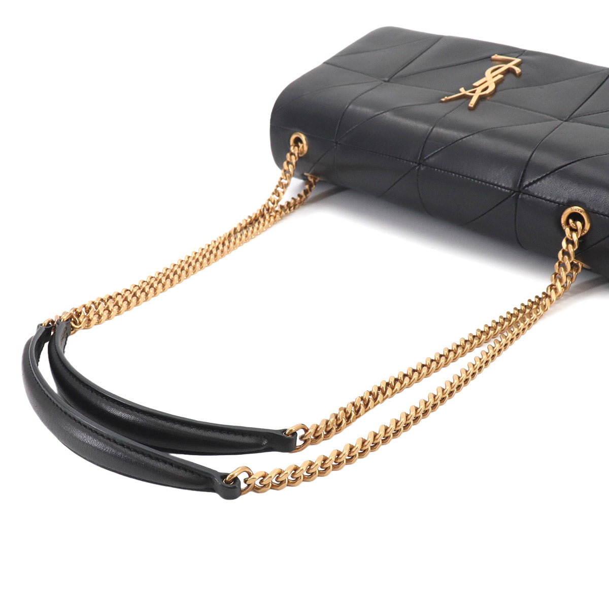 Jamie Chain Shoulder Bag Leather Black 515821 Purse