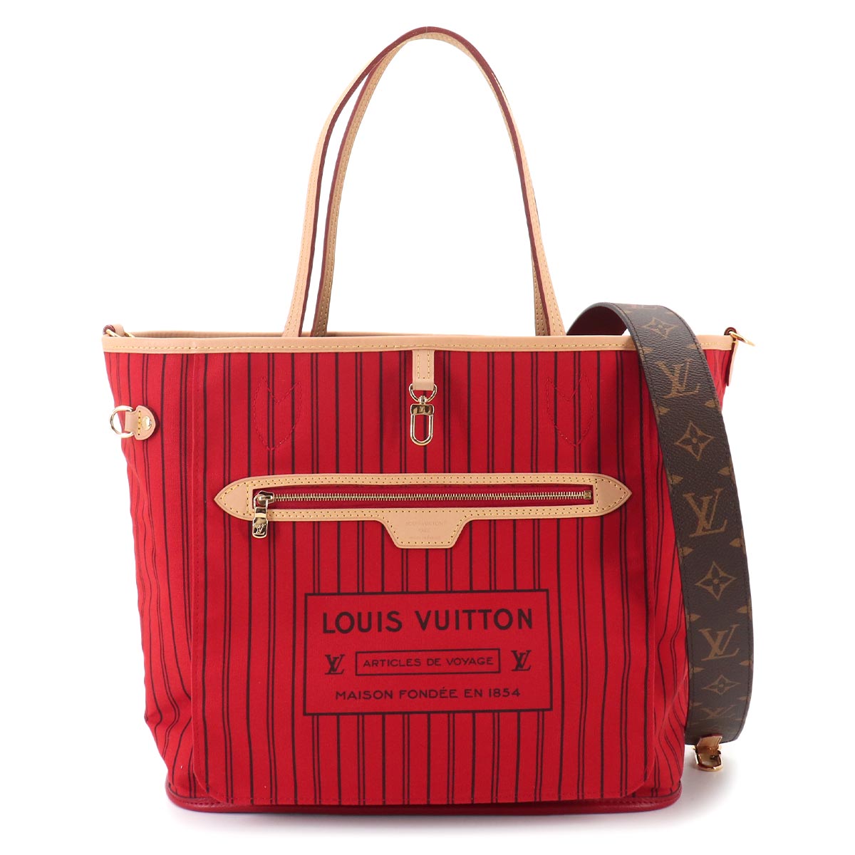 Neverfull Bandouliere Inside Out MM 2way Tote Bag M12096