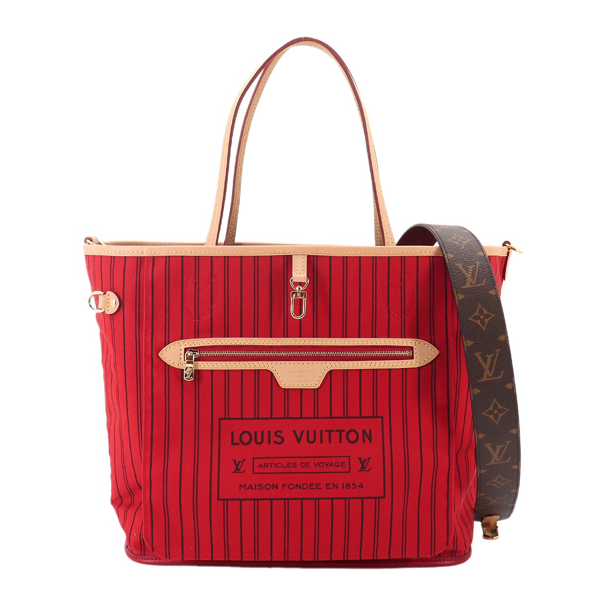 Neverfull Bandouliere Inside Out MM 2way Tote Bag M12096