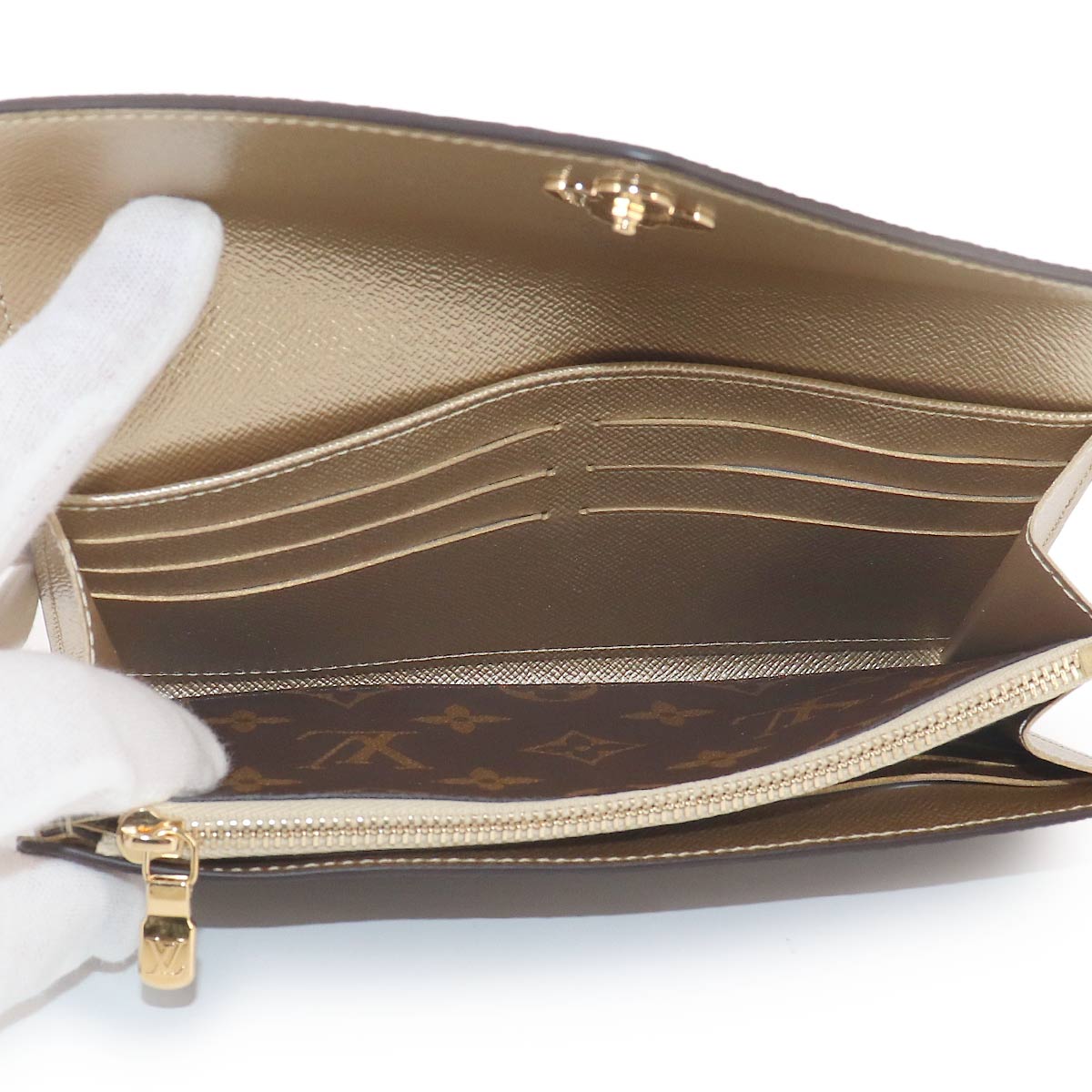 Vivienne Monogram Sarah Wallet Gold M15336 Purse