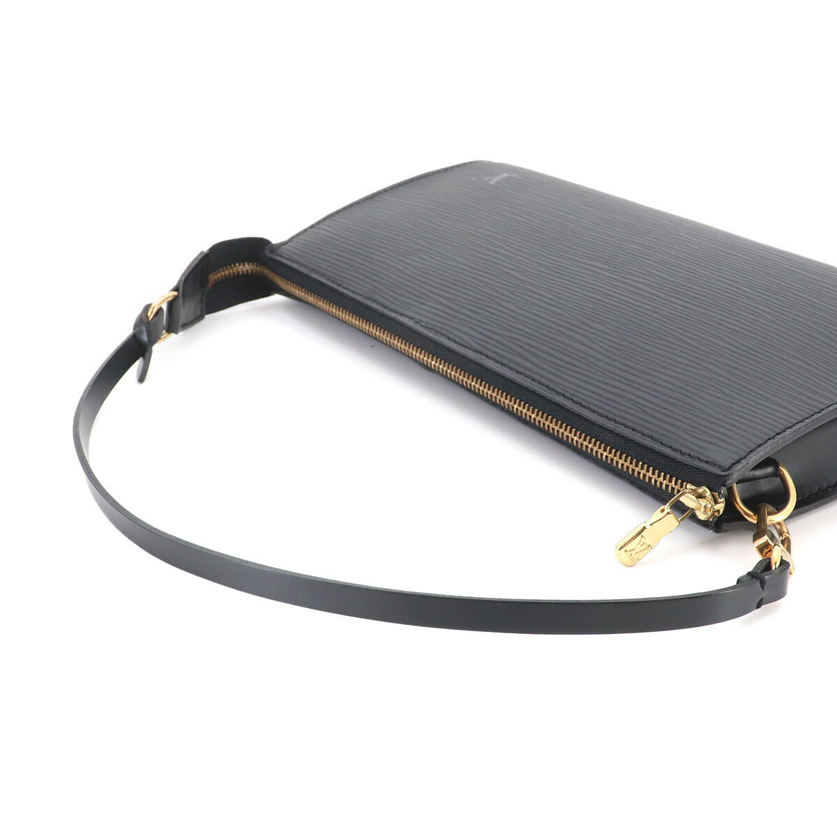 Epi Pochette Accessoires Hand Bag Black M52942
