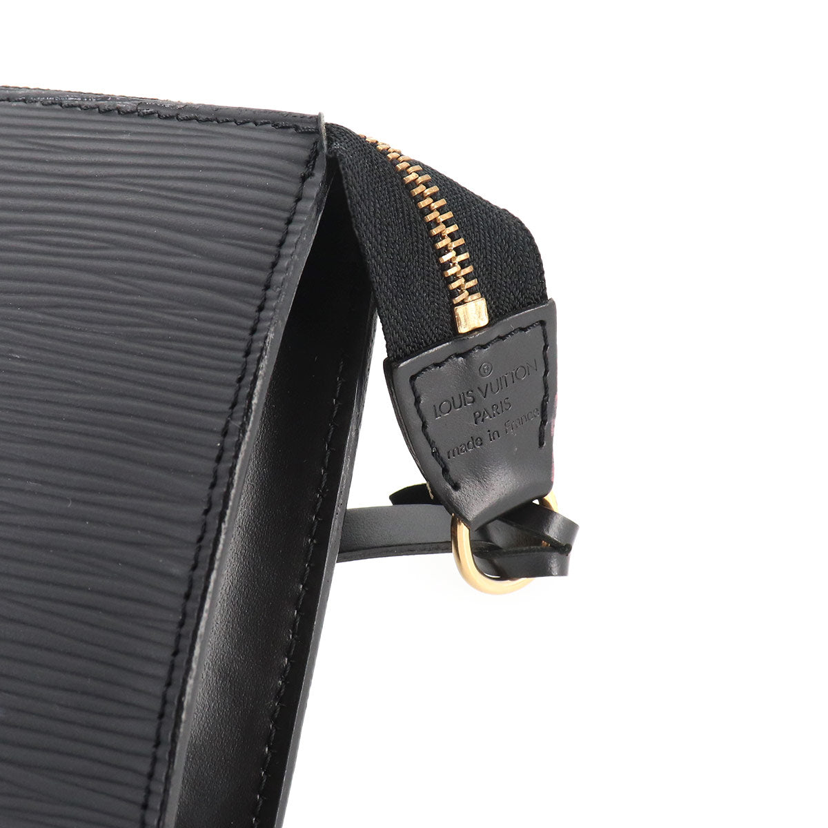 Epi Pochette Accessoires Hand Bag Black M52942
