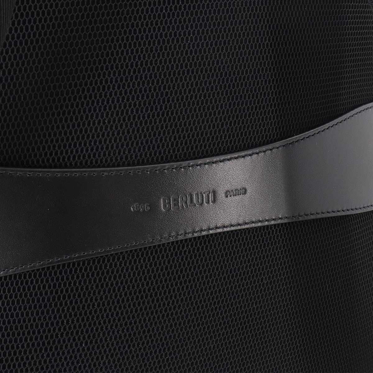 Berluti Calligraphy BackPack Leather Black Purse