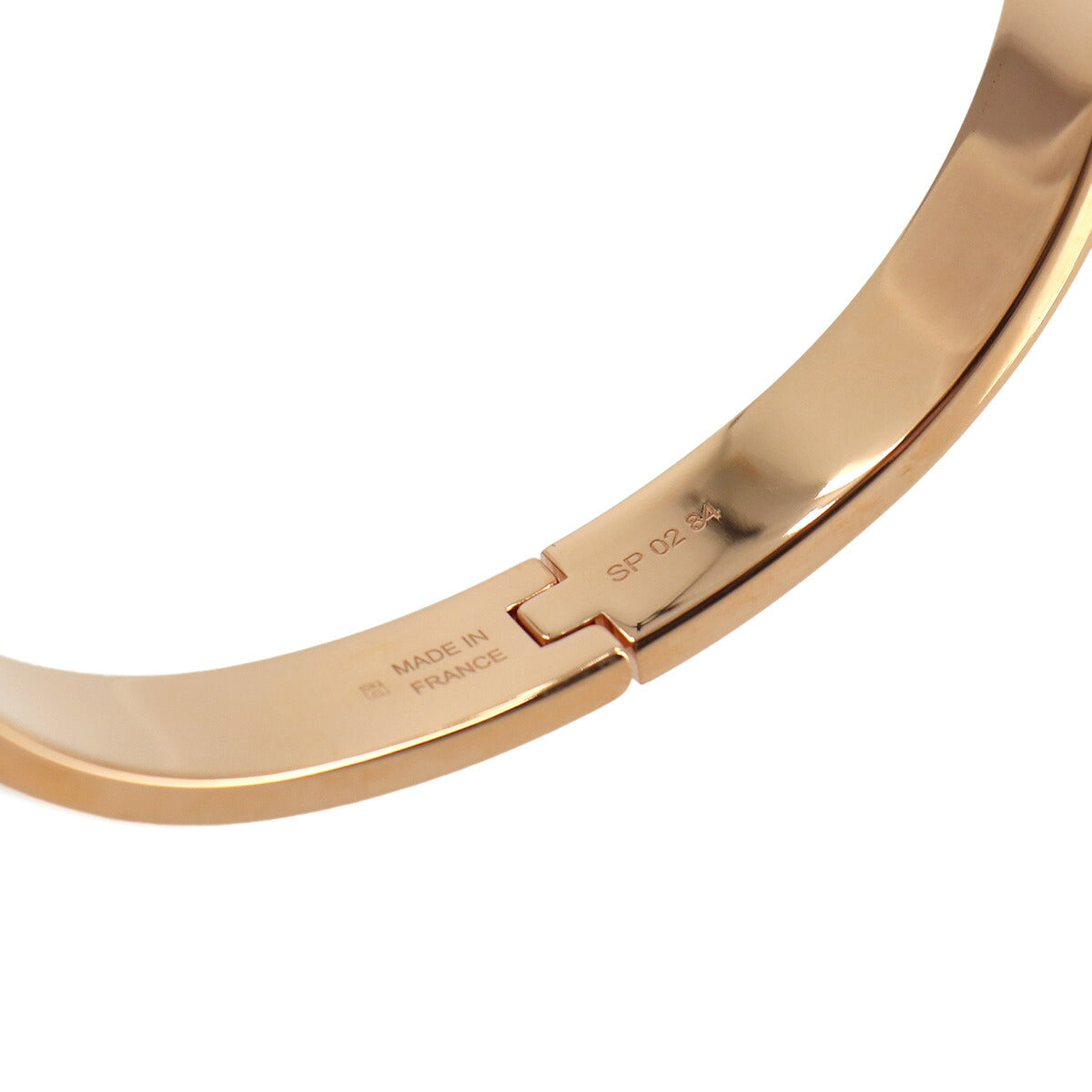 Mini Clic Kelly Bangle Bracelet White Rose gold Accessory