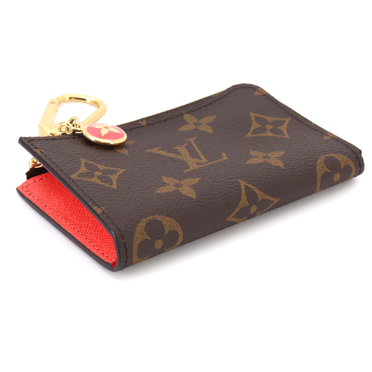 Monogram Noa Key Holder Sweet Coral Coin Case M14529