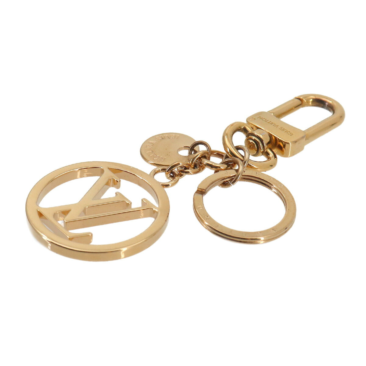 Bag Charm LV Circle Gold M68000 Key Holder
