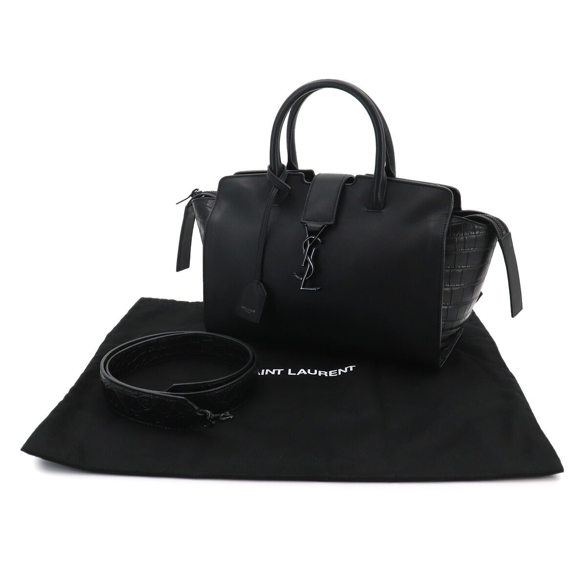 Baby Downtown Cabas Hand Shoulder Bag Leather 436834