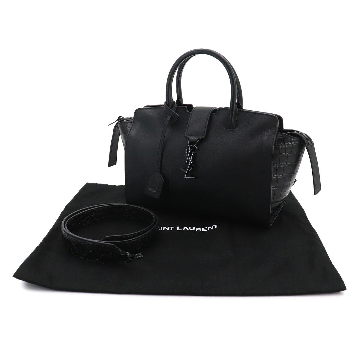 Baby Downtown Cabas Hand Shoulder Bag Leather 436834