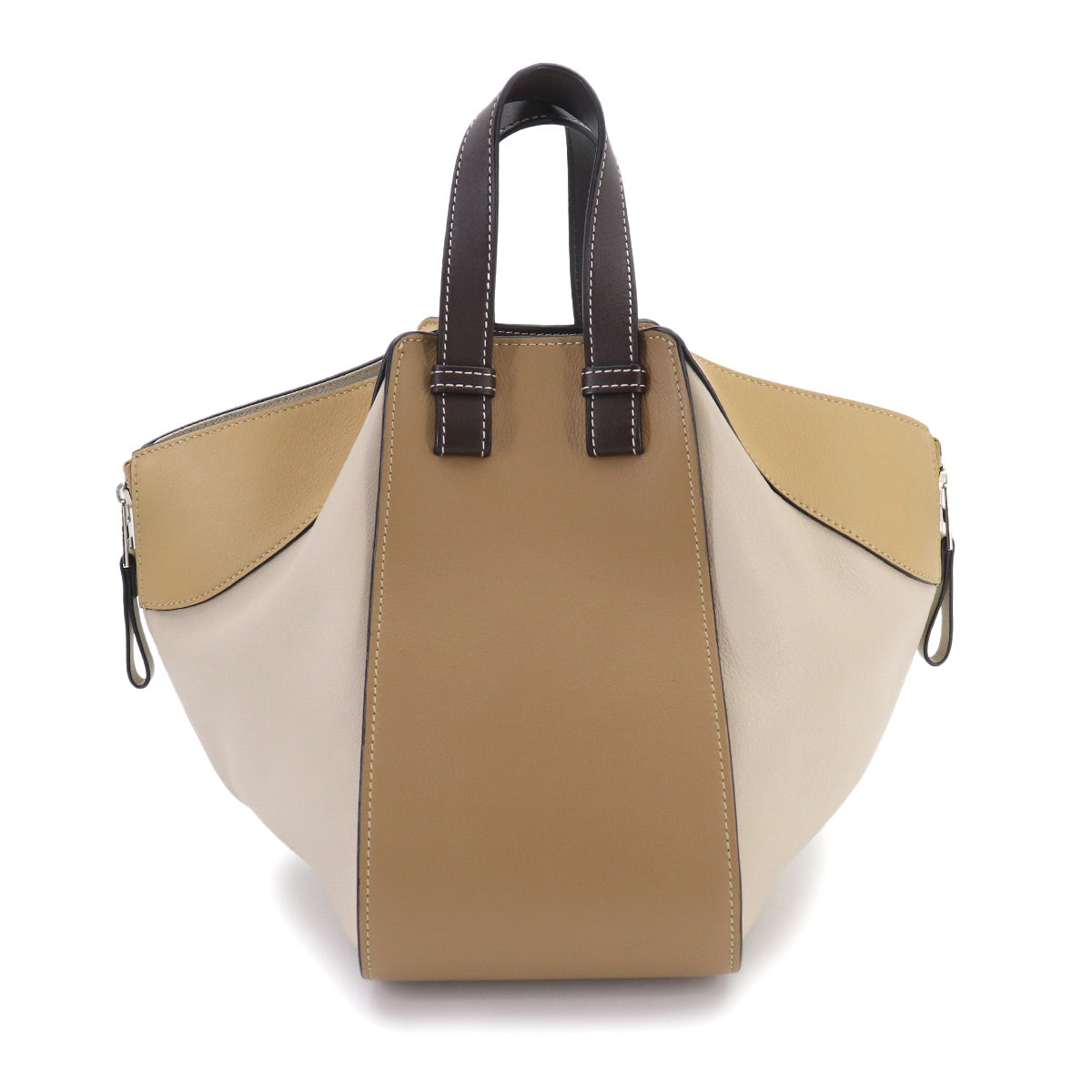Hammock Small Hand Shoulder Bag Leather Beige Brown Purse