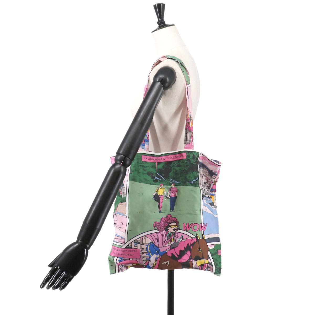 Petit H Tote Bag Silk 100% Multicolor Purse