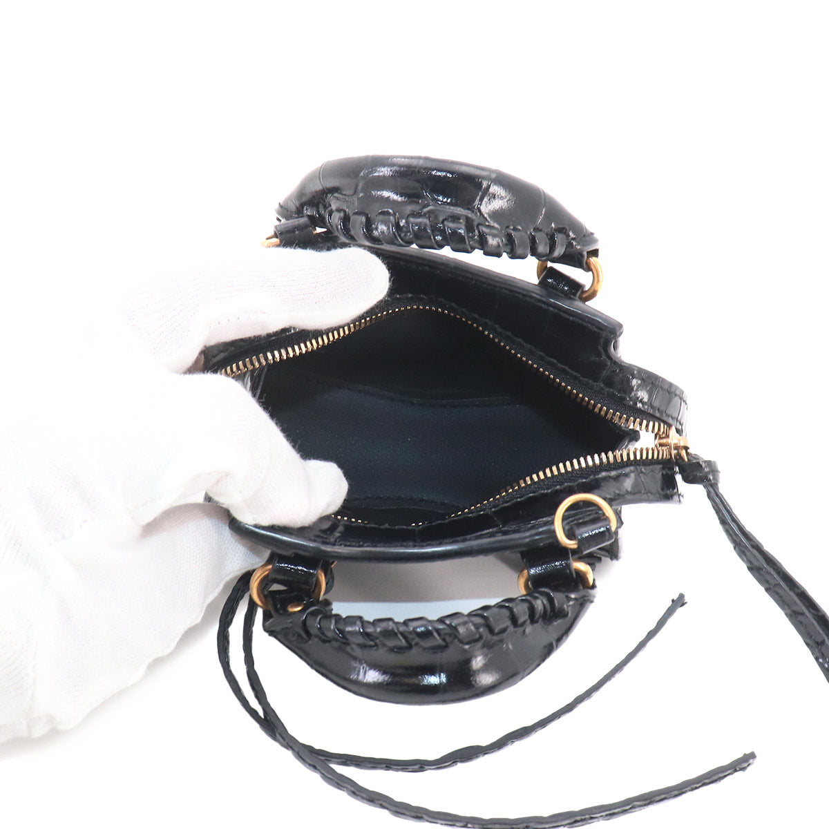 Classic Super Nano City 2way Hand Shoulder Bag 669537 Black