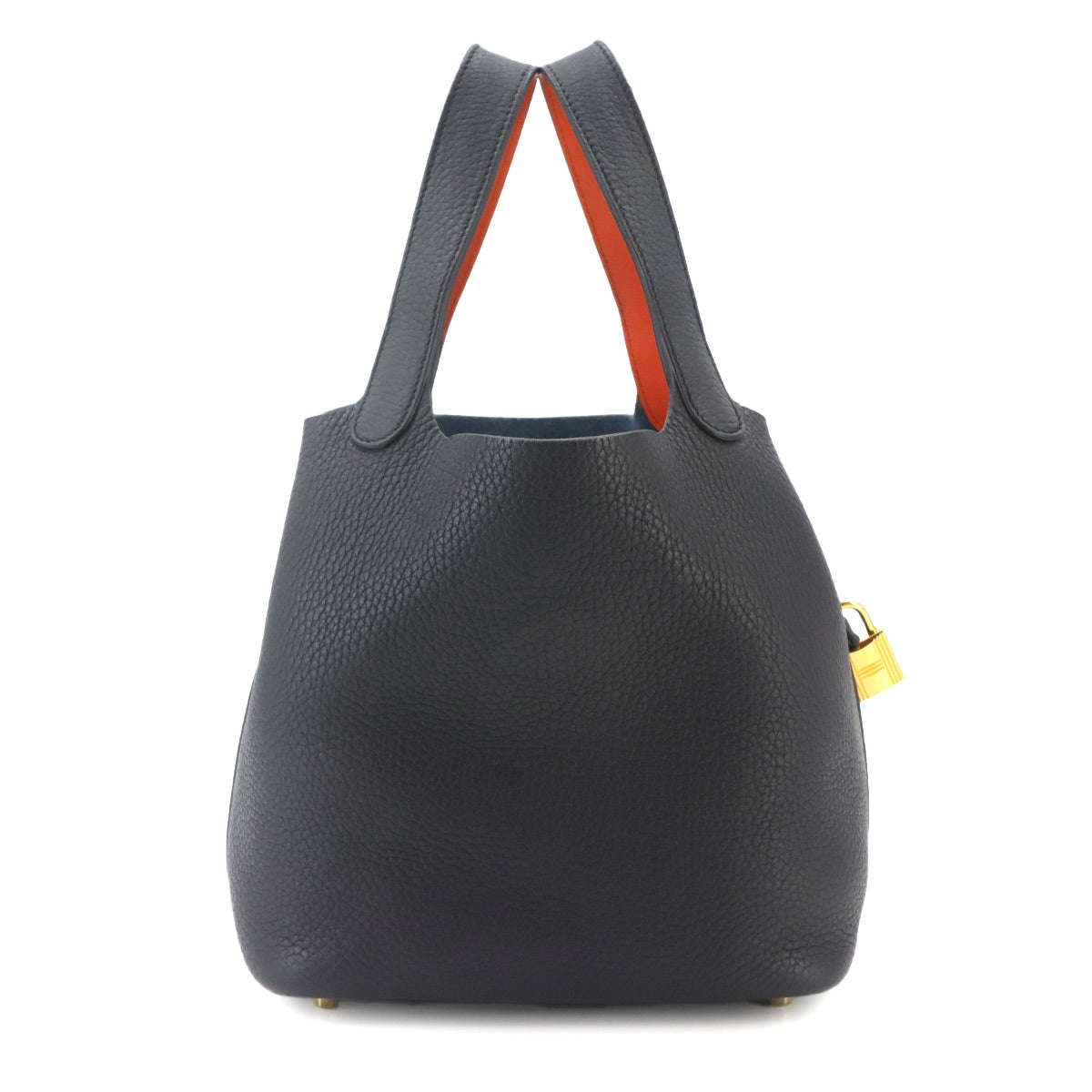 Picotin Lock Eclat PM Hand Bag Traurillon Clemence Blue Indigo