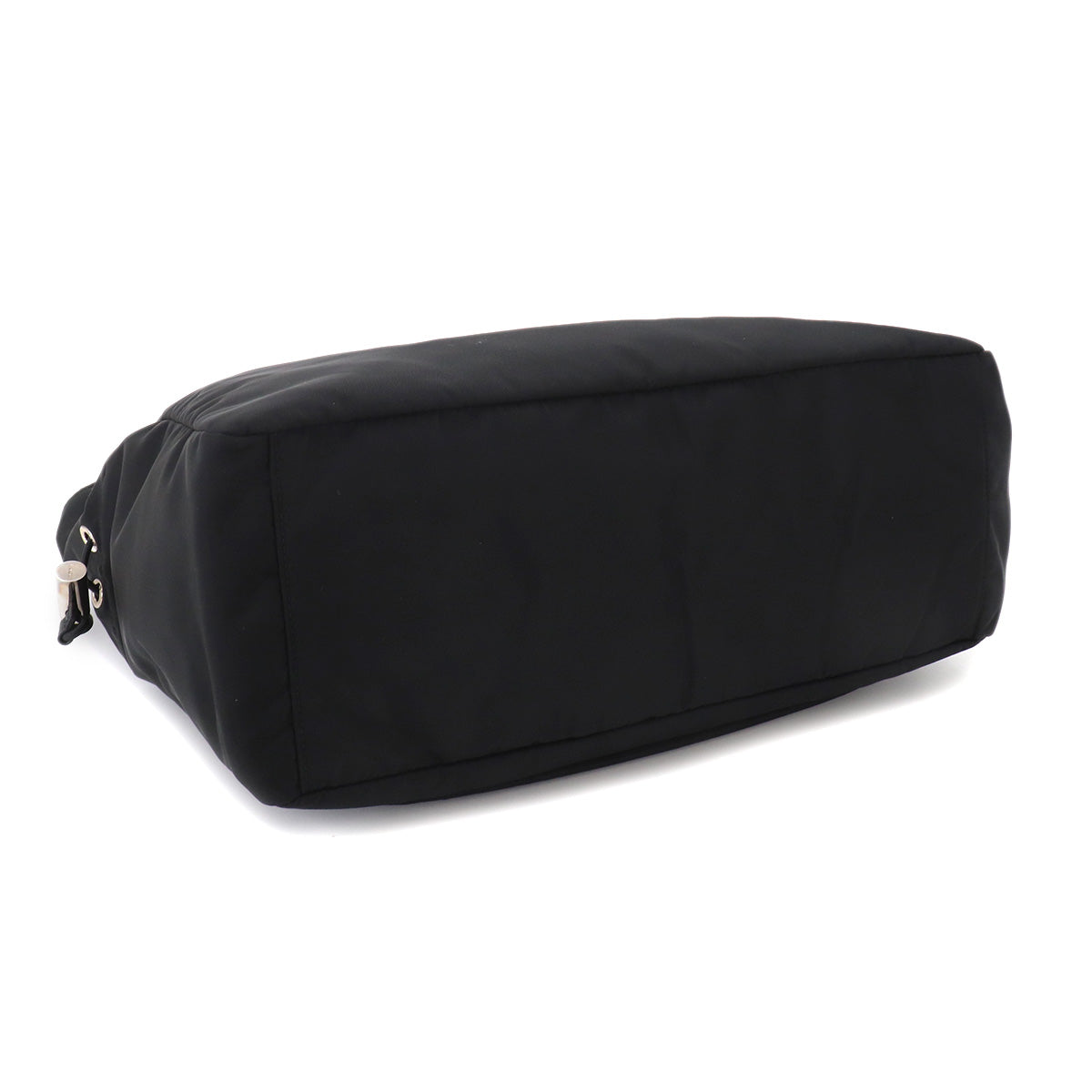 Tote Bag Nylon Saffiano Leather Nero Black