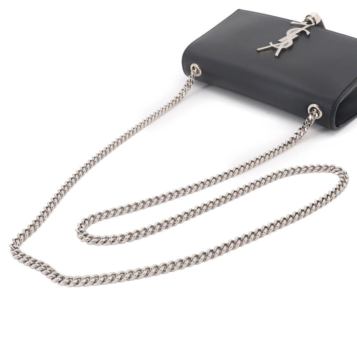 Kate Small Chain Shoulder Bag Leather Black 474366