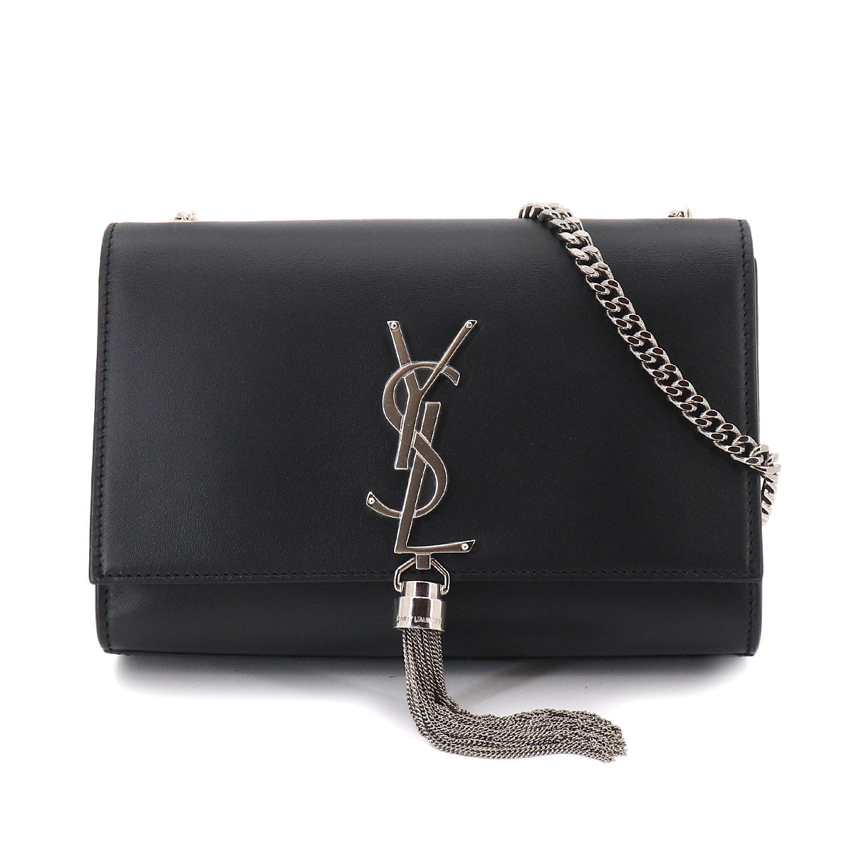 Kate Small Chain Shoulder Bag Leather Black 474366
