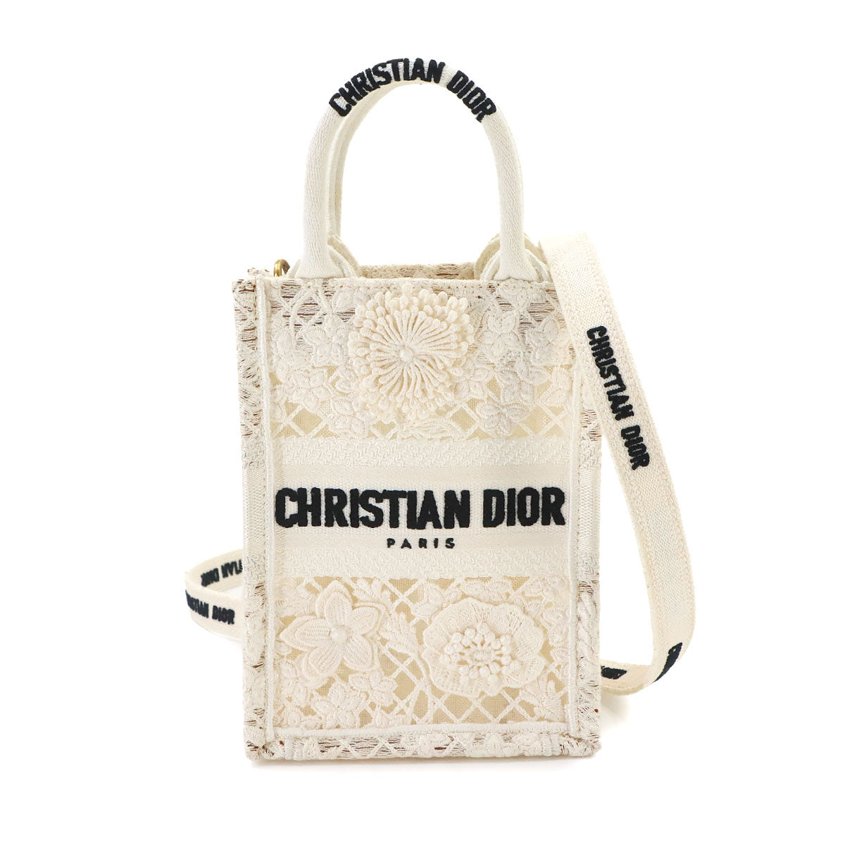 Mini Vertical Book Tote Hand Shoulder Bag White