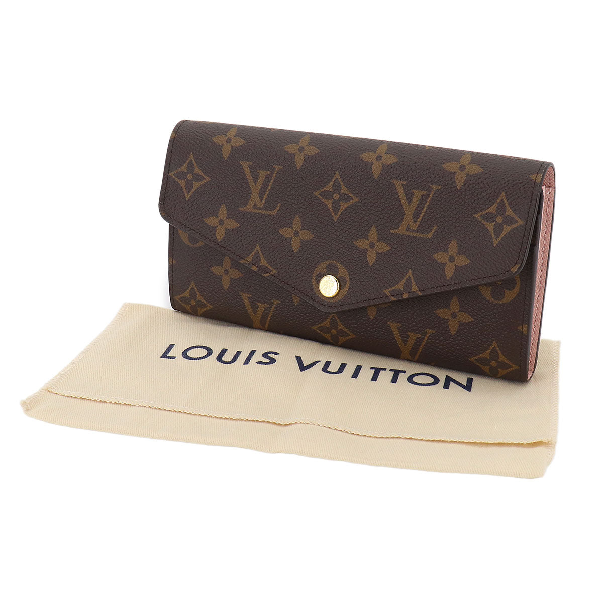 Monogram Sarah Wallet Rose Ballerine M62235 Purse
